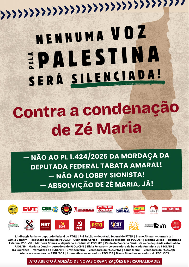 Zé Maria, presidente do PSTU